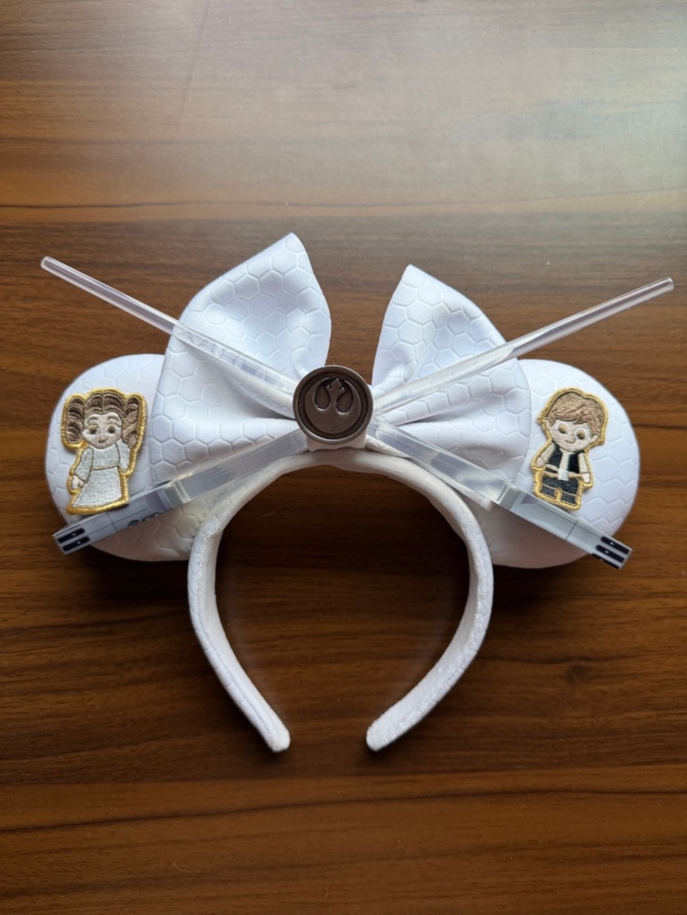 Light-Up Light Saber Star Wars “Light Side” Ears – Stoney Clover Lane Patches